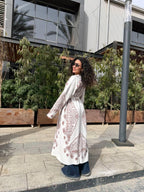 Long Pattern Play Cardigan