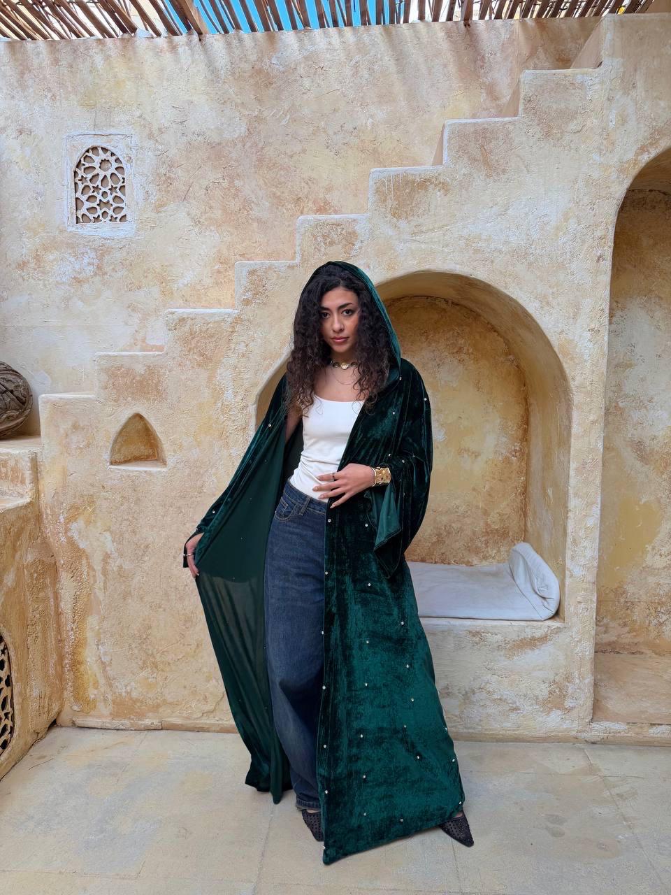 Velvet Luna Dot Kaftan