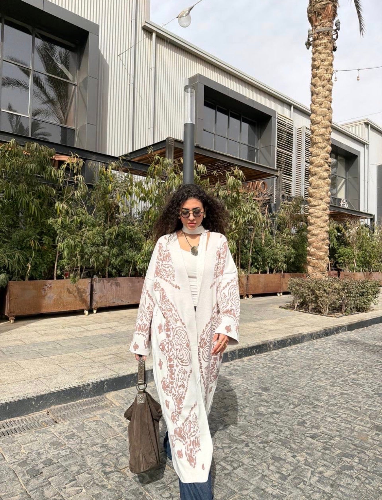 Long Pattern Play Cardigan