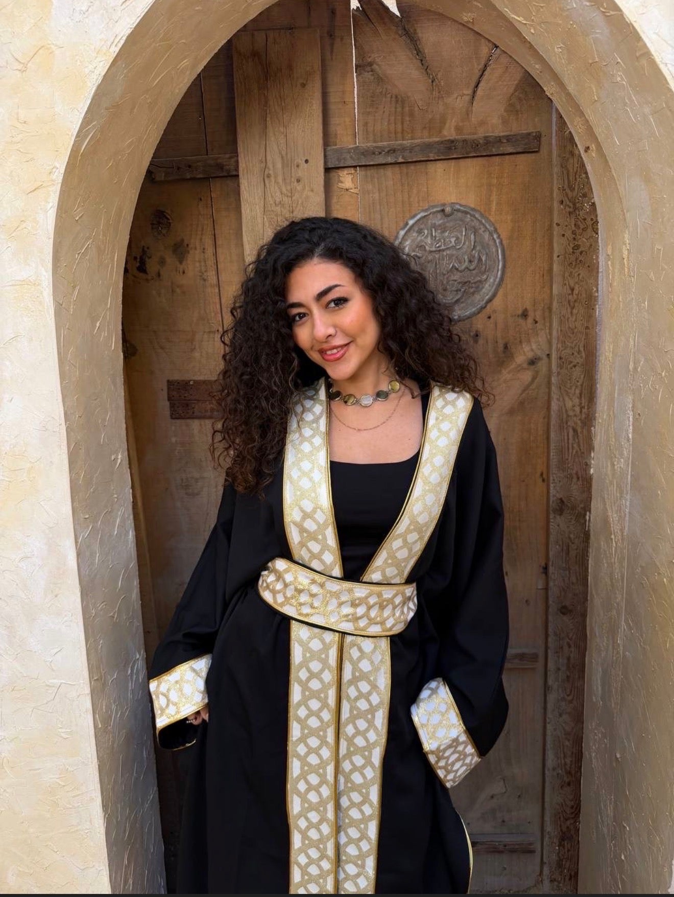 Andalus Belted Dress Arabian