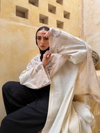 Moonlit Linen Kaftan