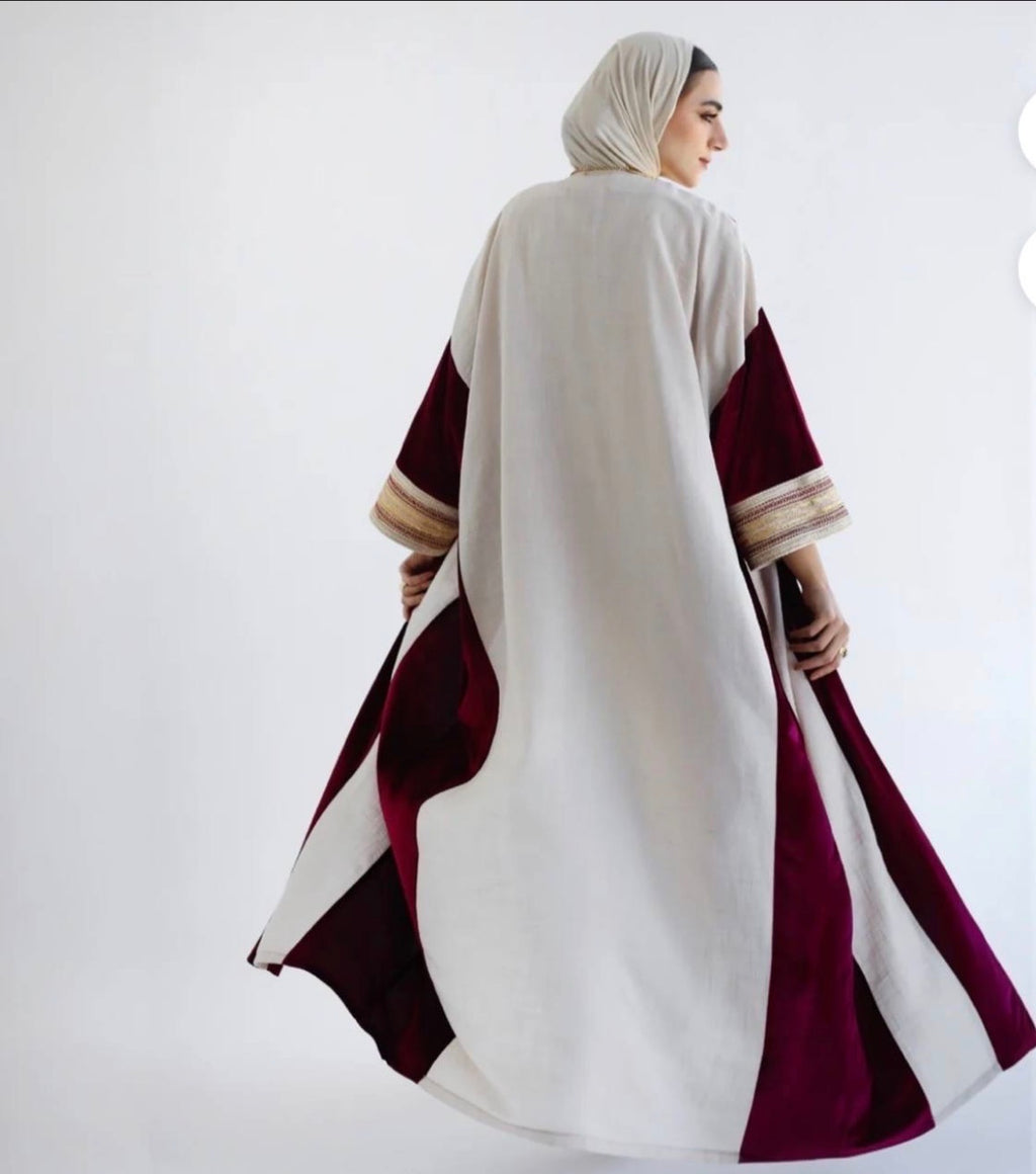 Velvet Dune Stripe Kaftan