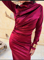Velvet Silhouette Dress Body