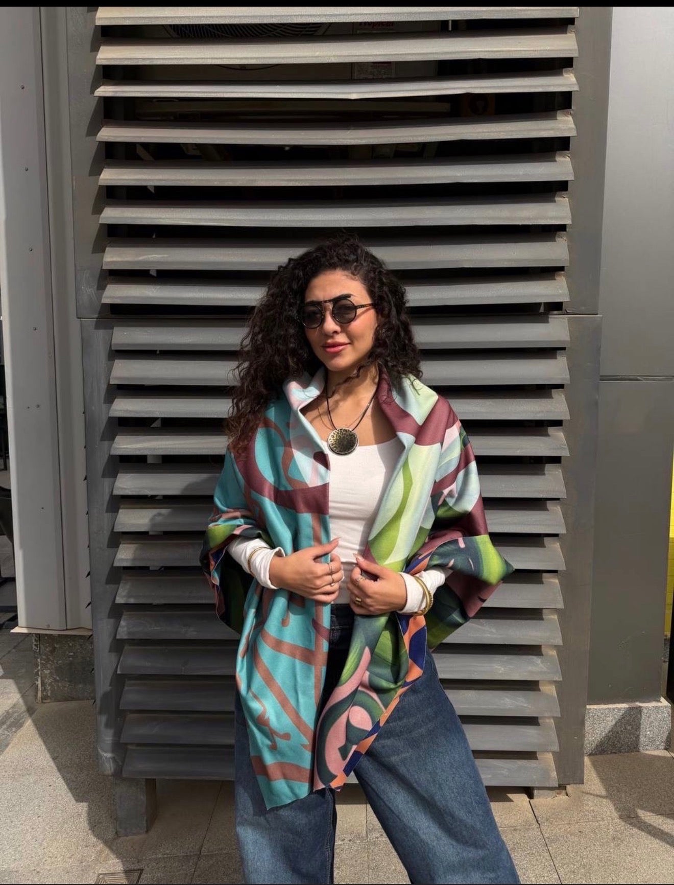 Geometry Nights Scarf