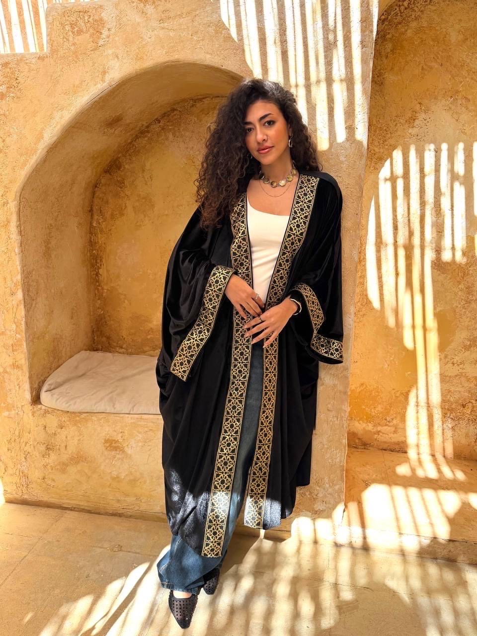 Velvet Geometry Kaftan