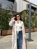 Long Pattern Play Cardigan