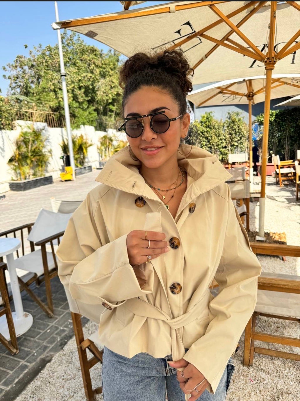 Skyline High Collar Short