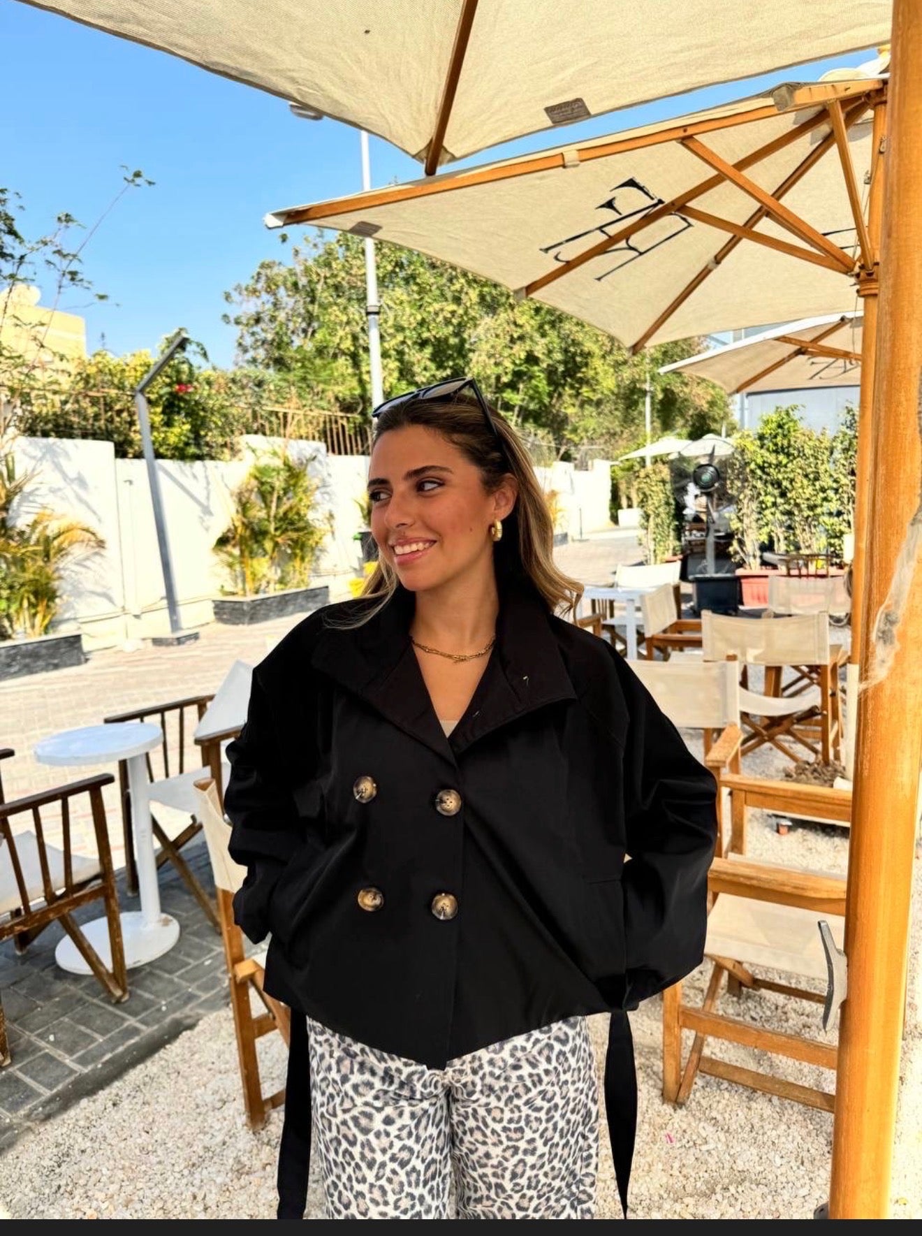 Skyline High Collar Short