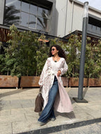 Long Pattern Play Cardigan