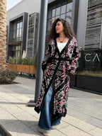 Long Pattern Play Cardigan