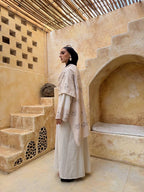 Moonlit Linen Kaftan