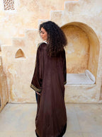 Velvet Harf Line Kaftan