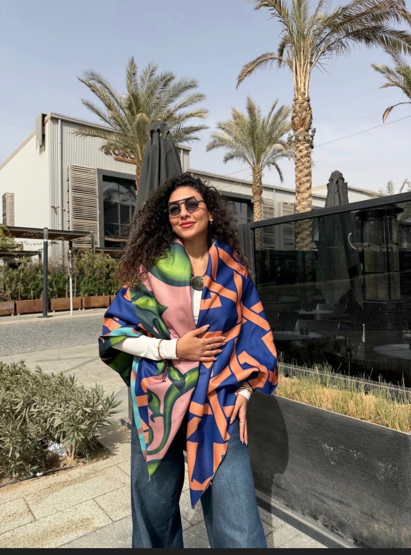 Geometry Nights Scarf