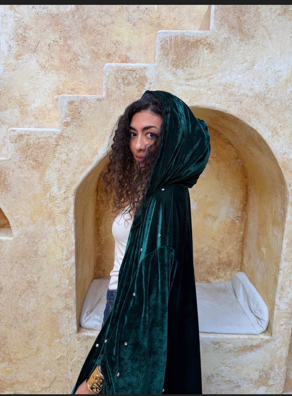 Velvet Luna Dot Kaftan