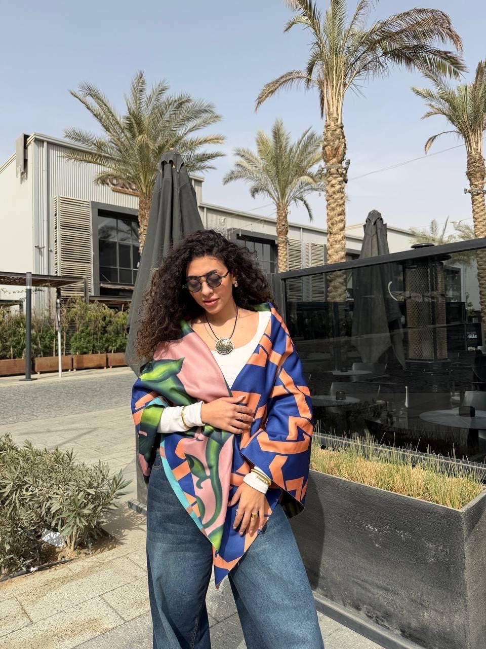 Geometry Nights Scarf