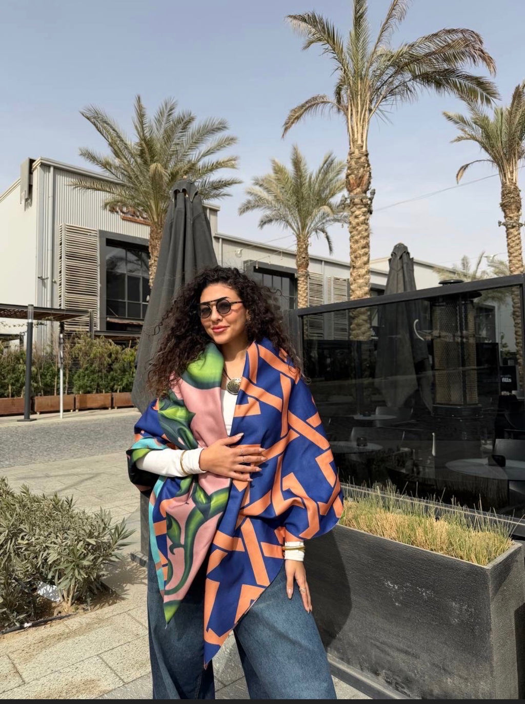 Geometry Nights Scarf