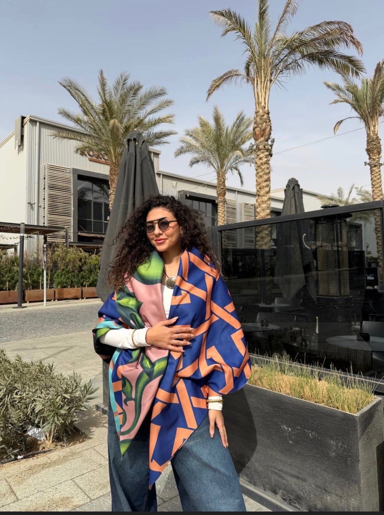 Geometry Nights Scarf