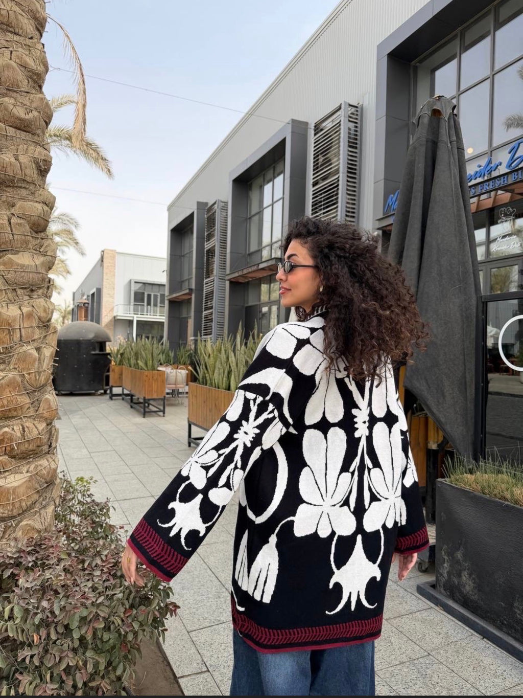 Short Pattern Play Cardigan