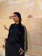 Velvet Harf Line Kaftan