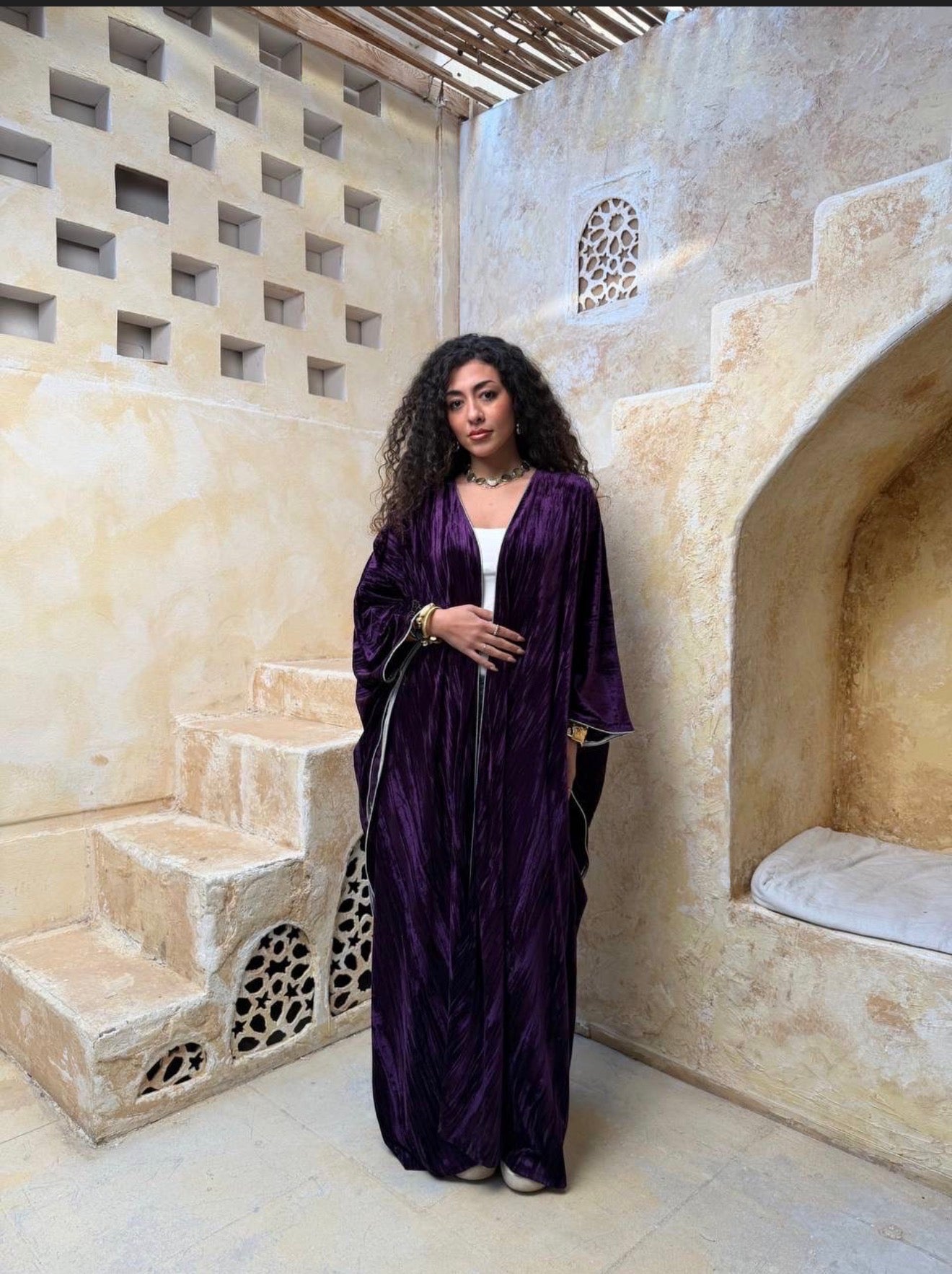 Velvet Dusk Kaftan