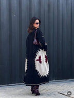 Flying bird cardigan