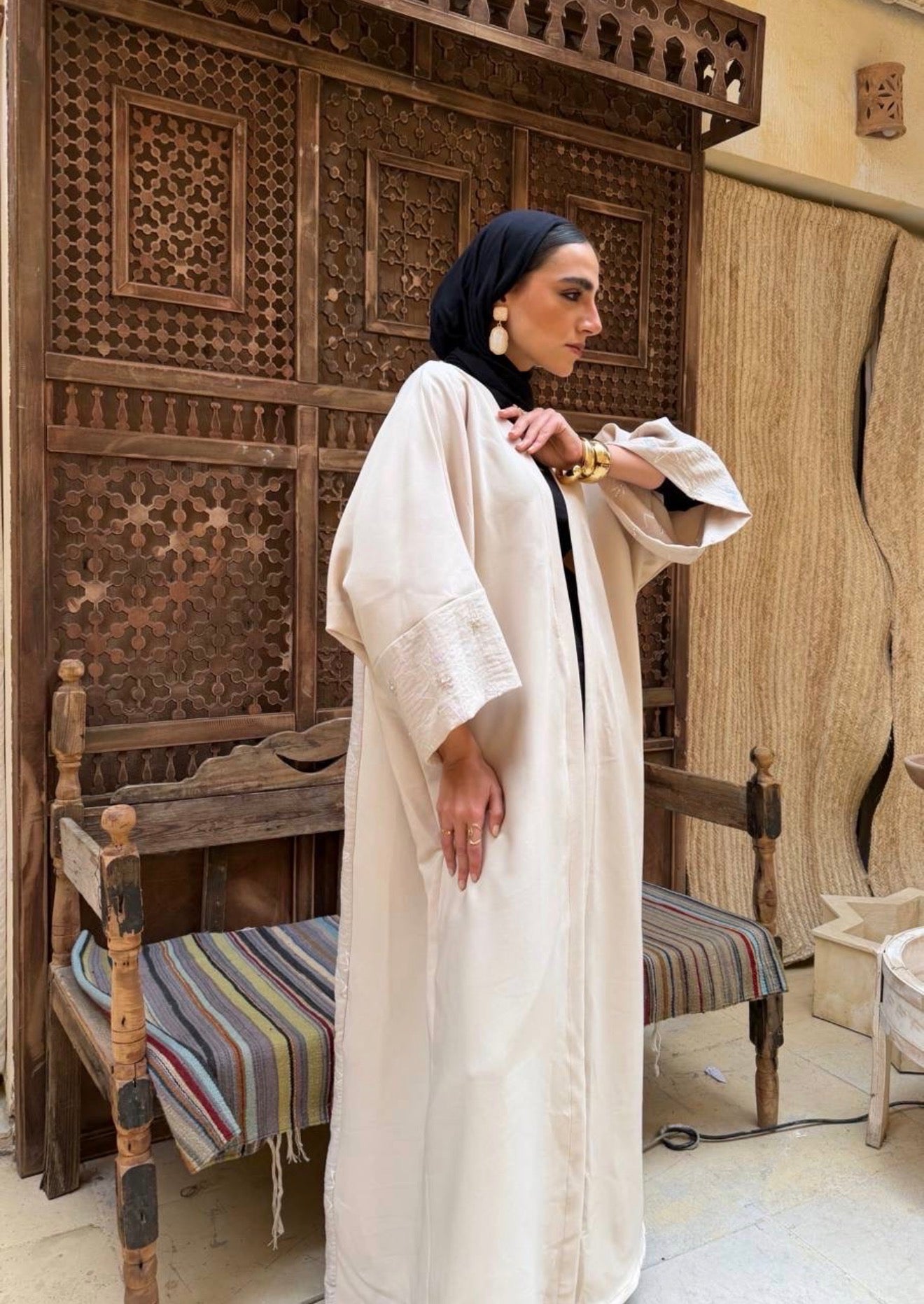 Linen Heirloom Kaftan