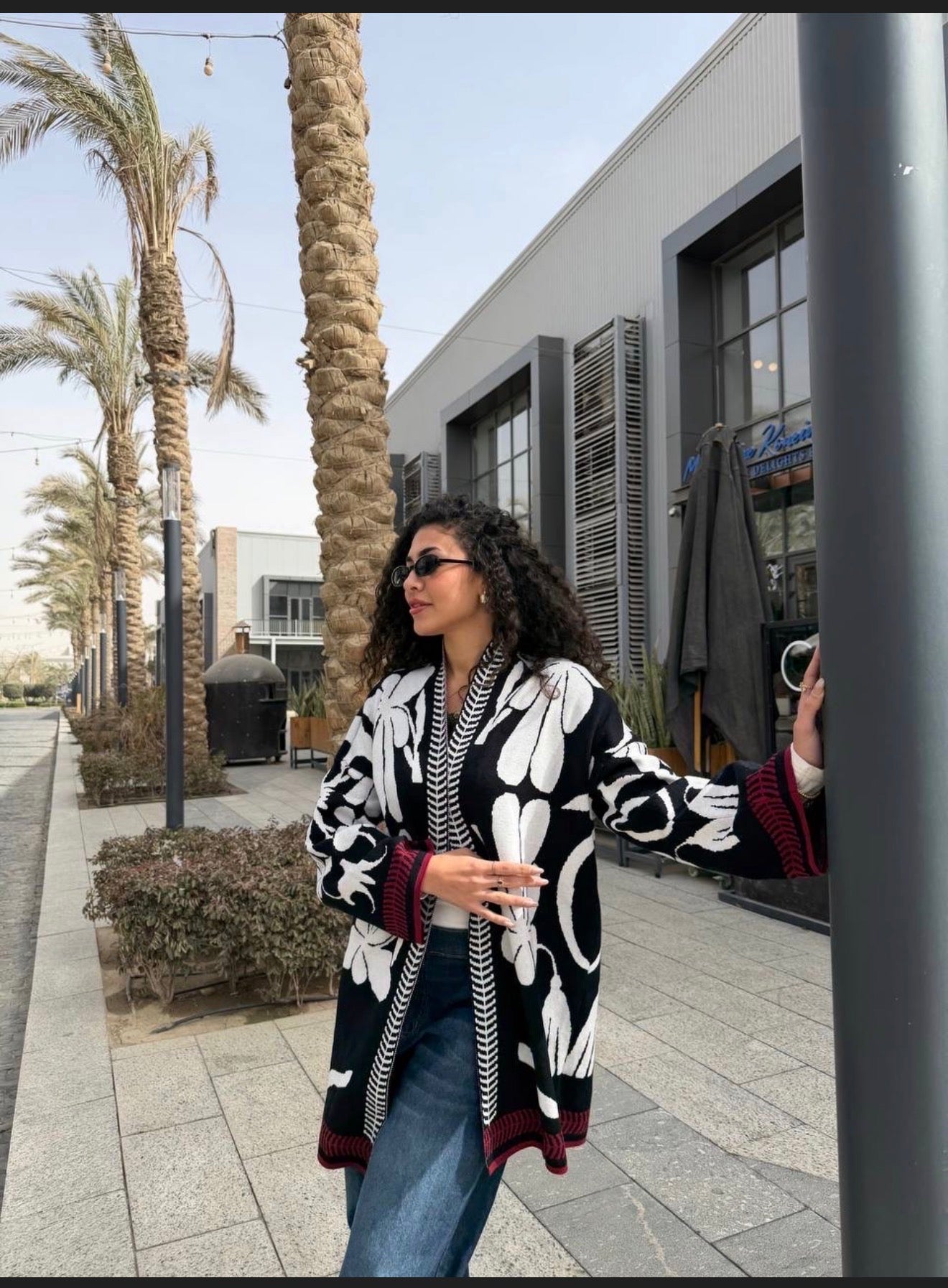 Short Pattern Play Cardigan