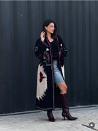 Flying bird cardigan