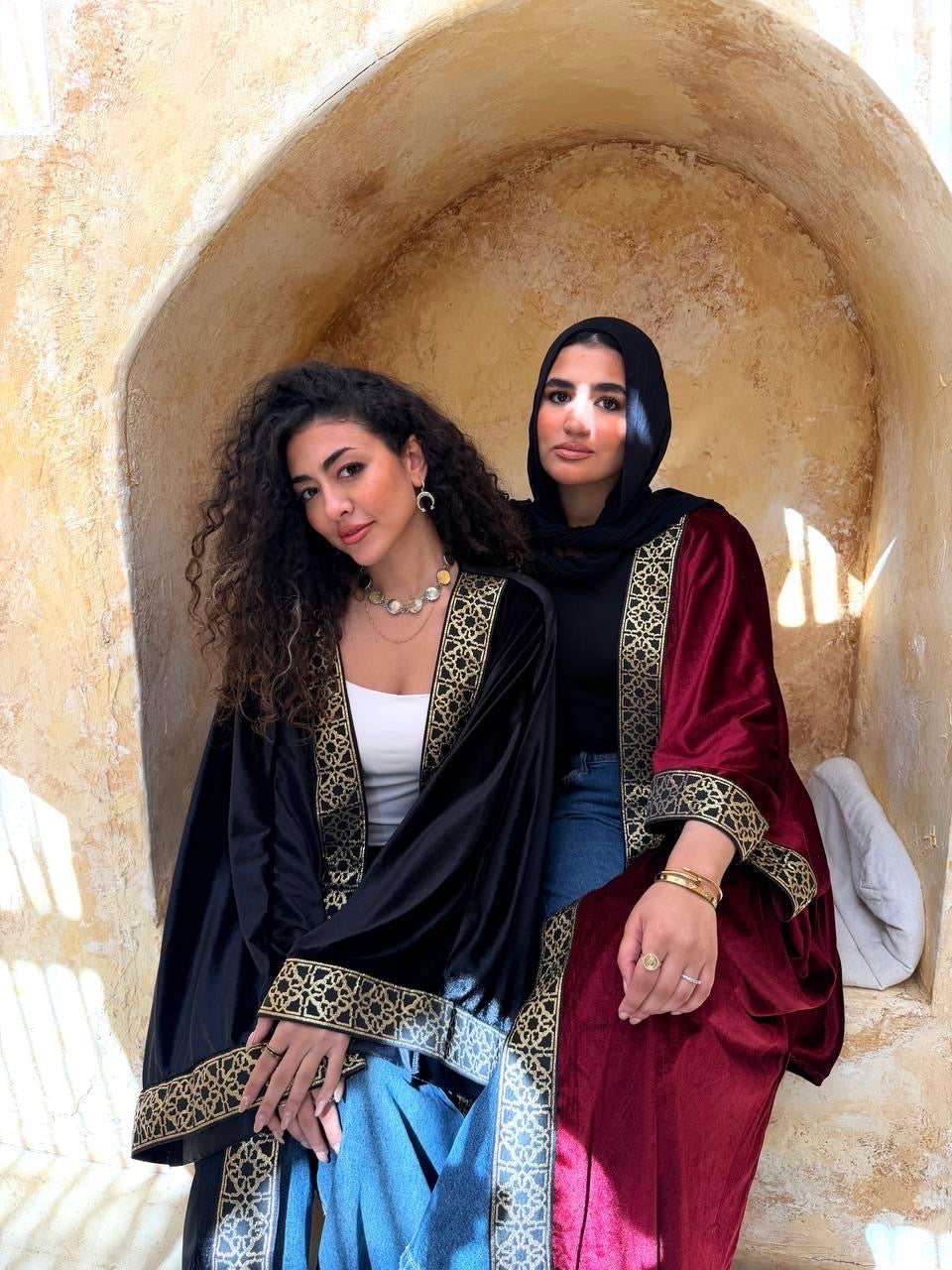 Velvet Geometry Kaftan