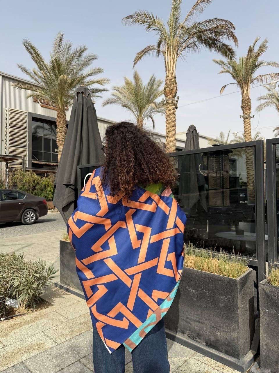 Geometry Nights Scarf