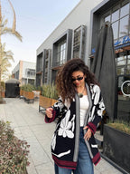 Short Pattern Play Cardigan