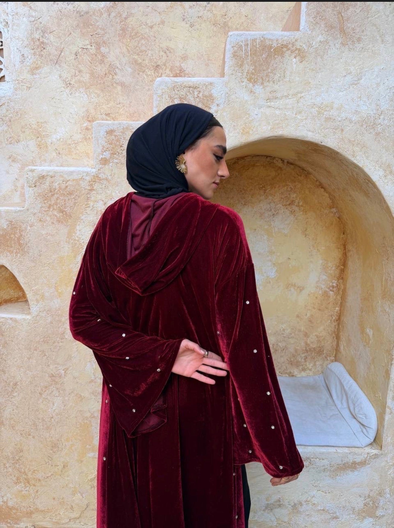 Velvet Luna Dot Kaftan