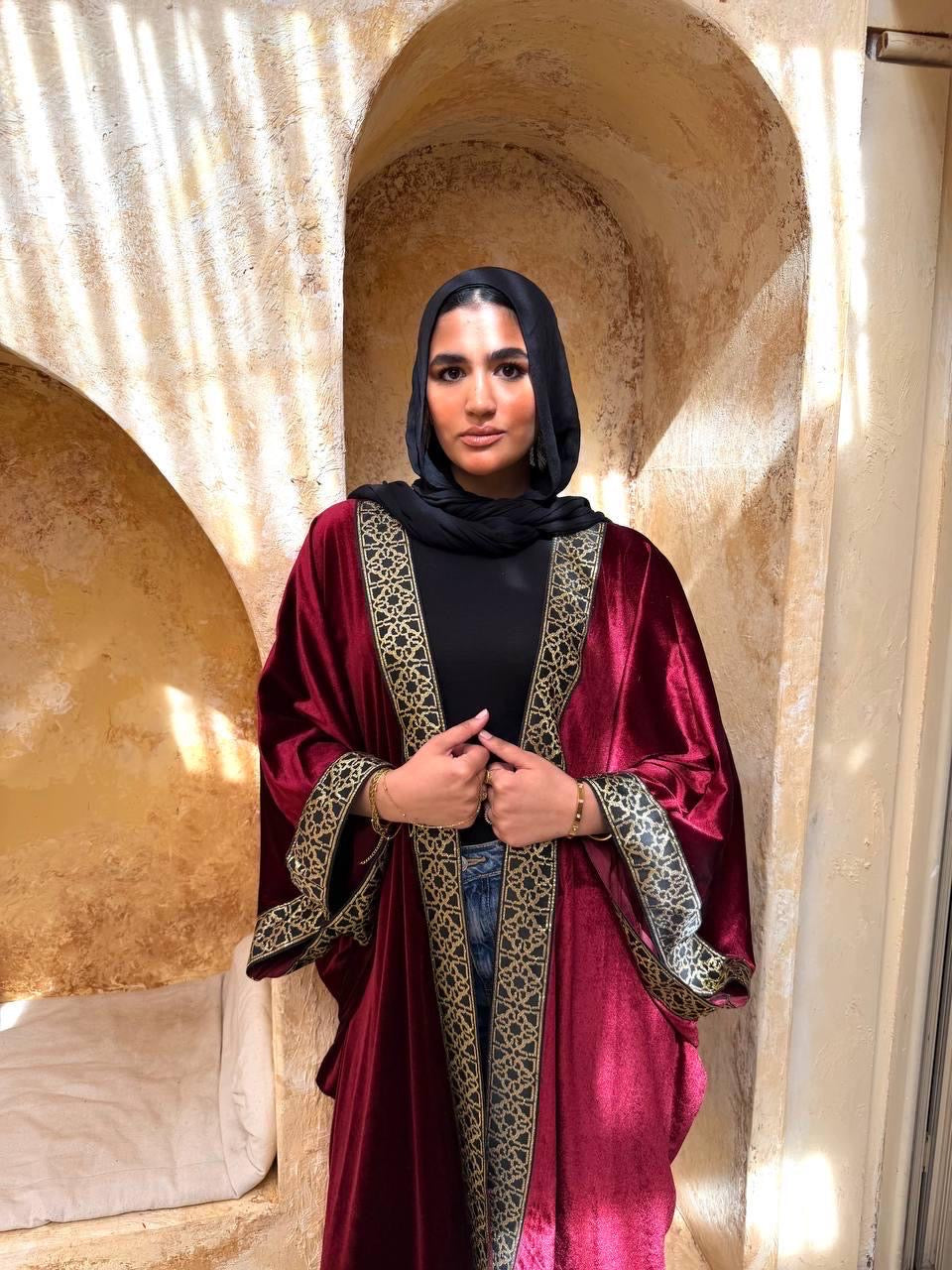 Velvet Geometry Kaftan