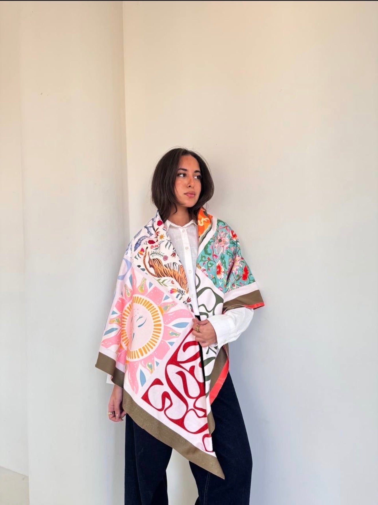 Colourful play scarf