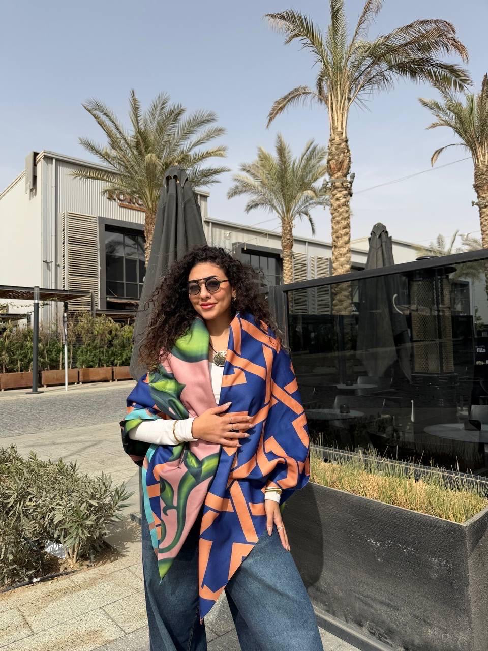 Geometry Nights Scarf