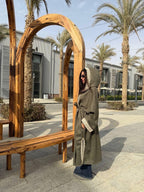 Suede Crescent Kaftan