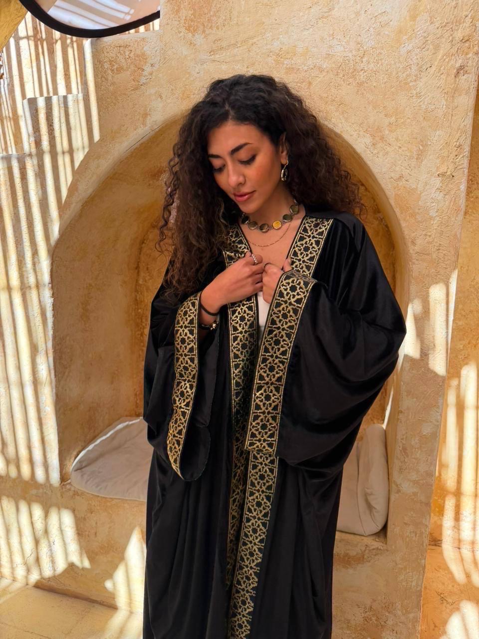 Velvet Geometry Kaftan