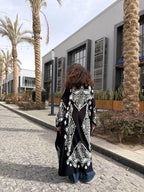 Long Pattern Play Cardigan