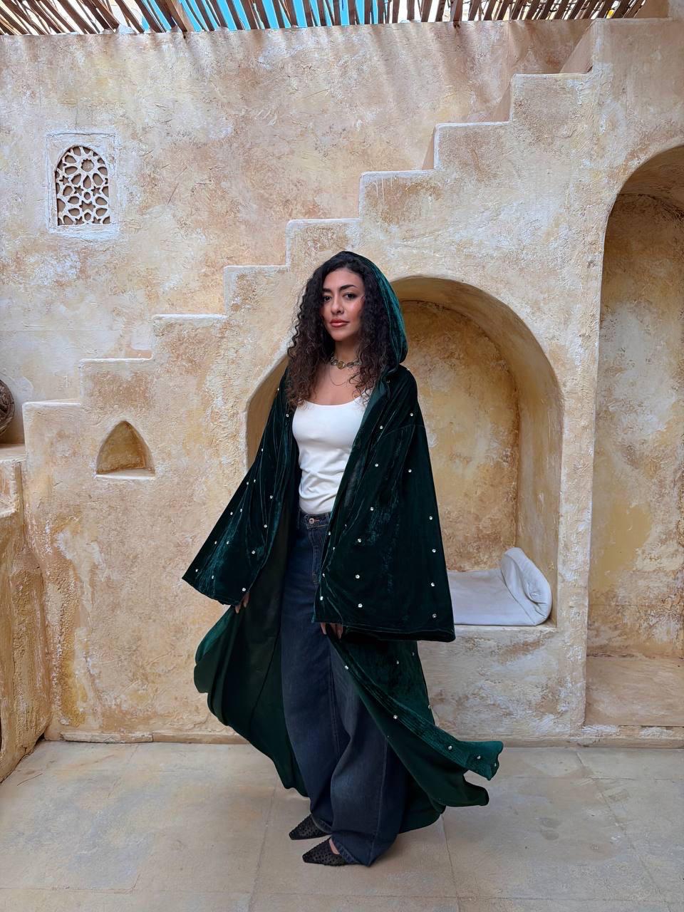 Velvet Luna Dot Kaftan