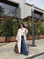 Long Pattern Play Cardigan