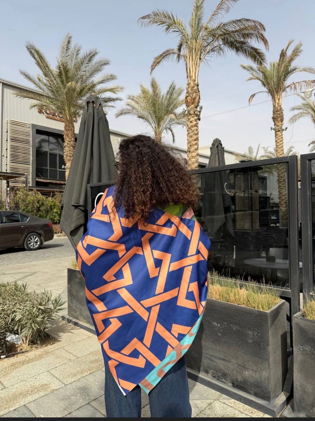 Geometry Nights Scarf