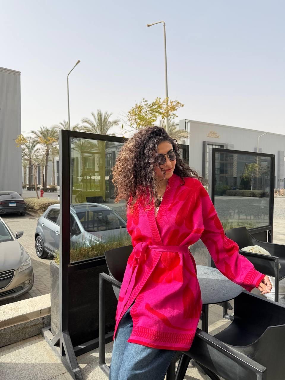 Short Pattern Play Cardigan