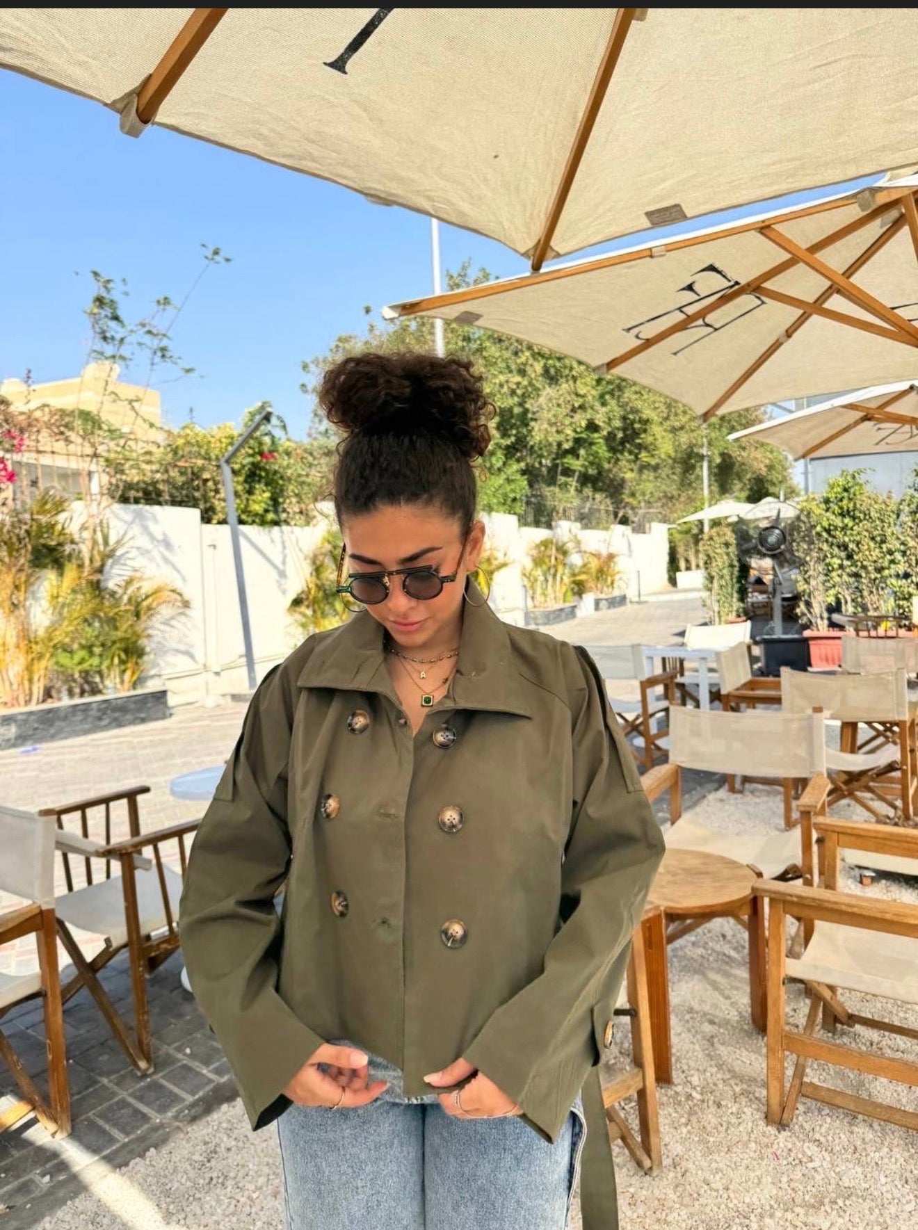 Skyline High Collar Short