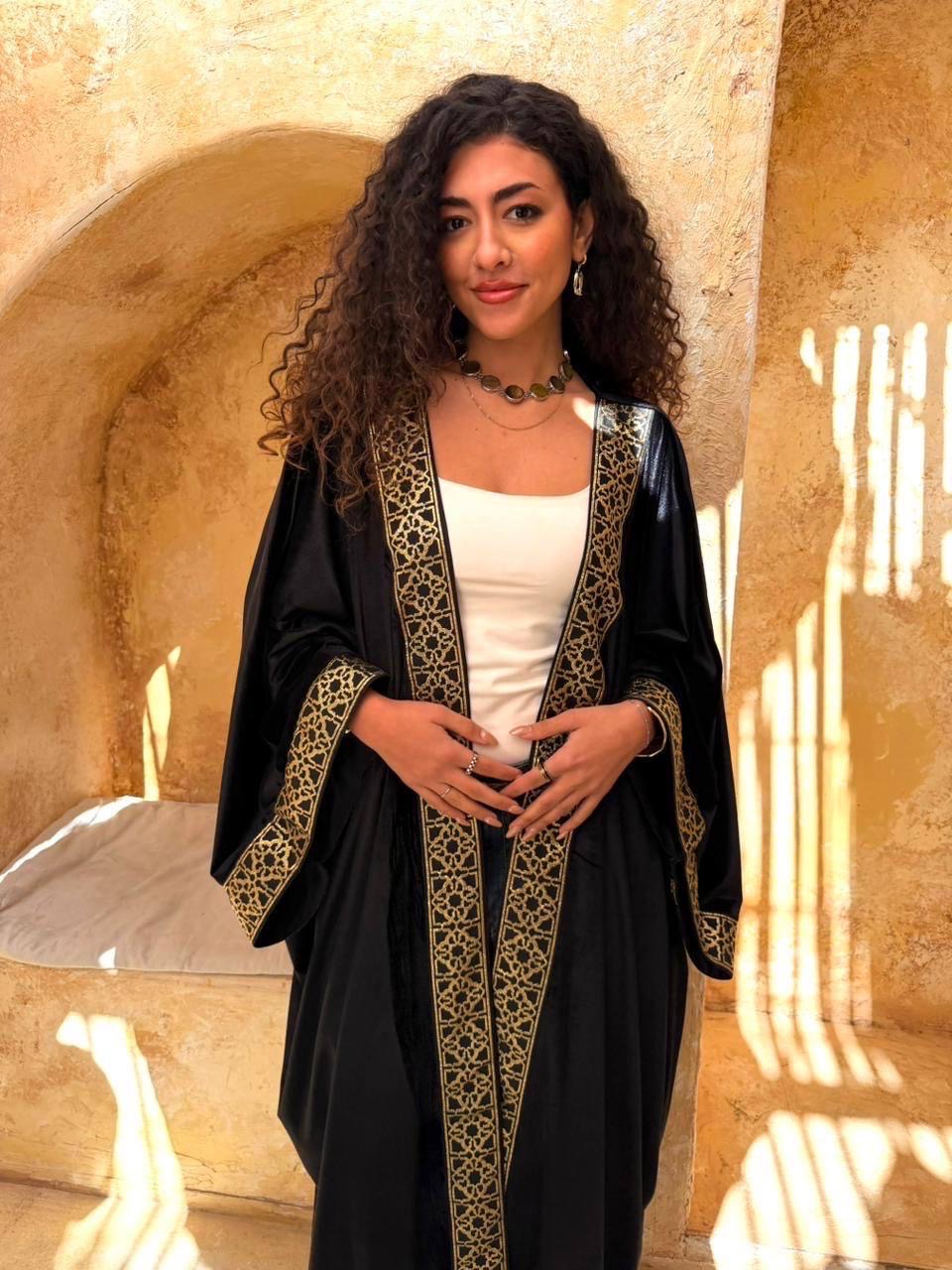 Velvet Geometry Kaftan