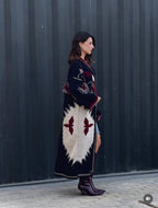 Flying bird cardigan