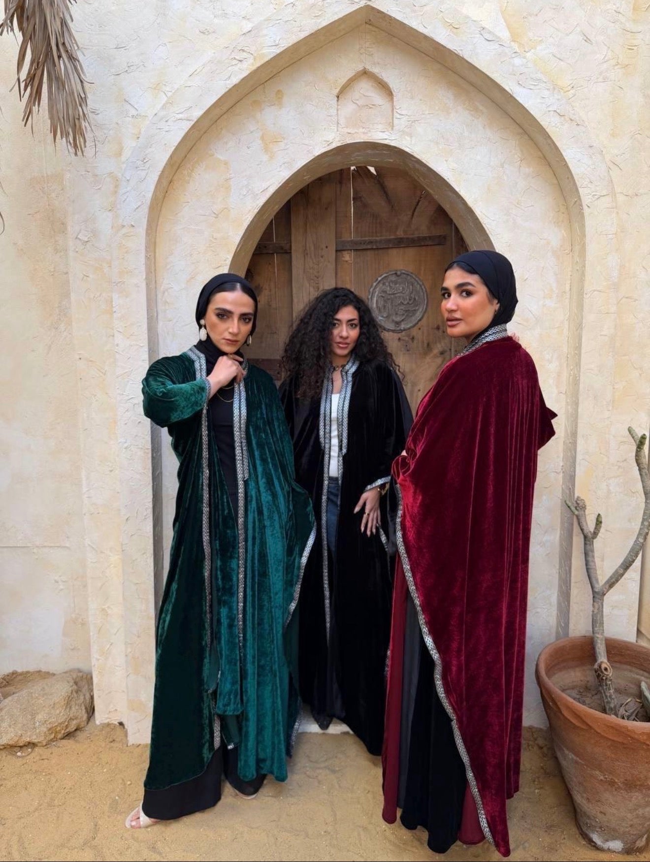 Velvet Silver Halo Cape